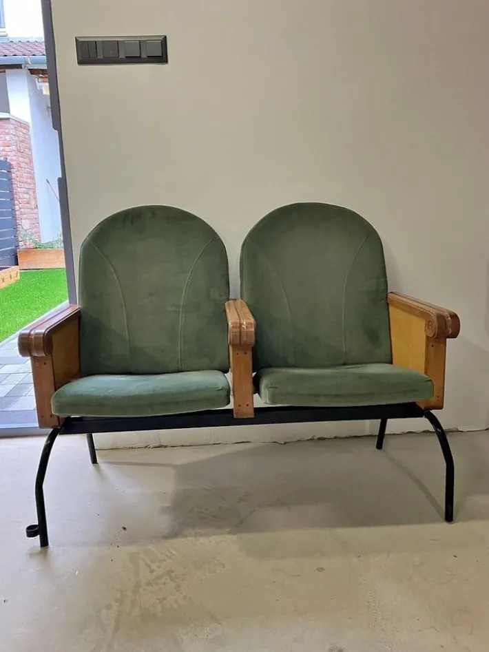 Pamono Double Cinema Seater, 1970s Clearance