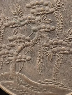 Pamono Dresser with Mirror in Lacquered Black, Japan, 1880s Clearance