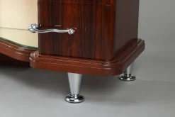 Pamono Dressing Table and Chair in Macassar Ebony Veneer, Set of 2 Clearance