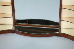 Pamono Dressing Table and Chair in Macassar Ebony Veneer, Set of 2 Clearance