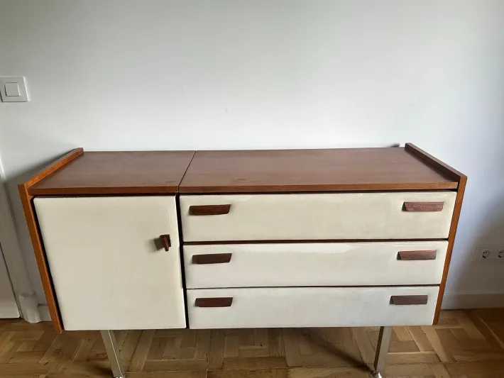 Pamono Dressing Table attributed to Roger Landault, 1960 Hot