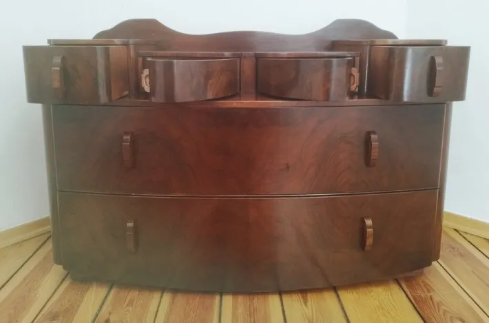 Pamono Dressing Table attributed to J. Halabala for Up Závody, Czechoslovakian, 1940s Clearance