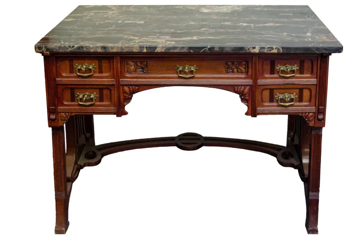 Pamono Dressing Table by Emil Gerstel, Prague, 1890s Hot