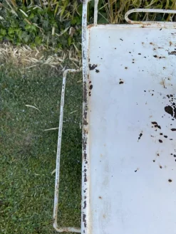 Pamono Dressing Table in Metal, 1920 Outlet