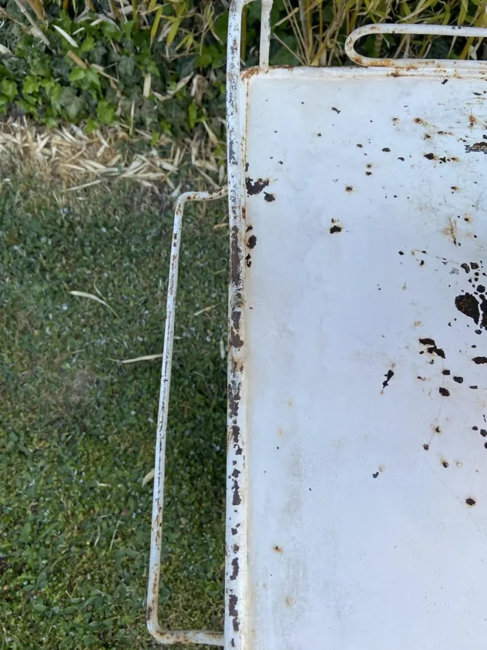 Pamono Dressing Table in Metal, 1920 Outlet