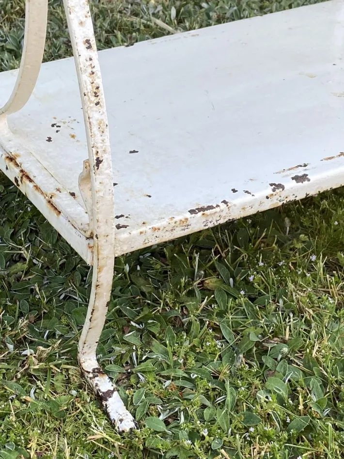 Pamono Dressing Table in Metal, 1920 Outlet