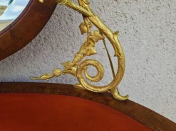 Pamono Dressing Table with 2 Arms of Lights Marquetry and Gilt Bronze, 1890s New