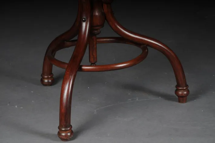 Pamono Dressing Table with Standing Mirror in Beech from Thonet, 1900s Best