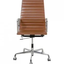 Pamono EA-119 Chair in Brown Leather by Charles Eames, 2000s Best