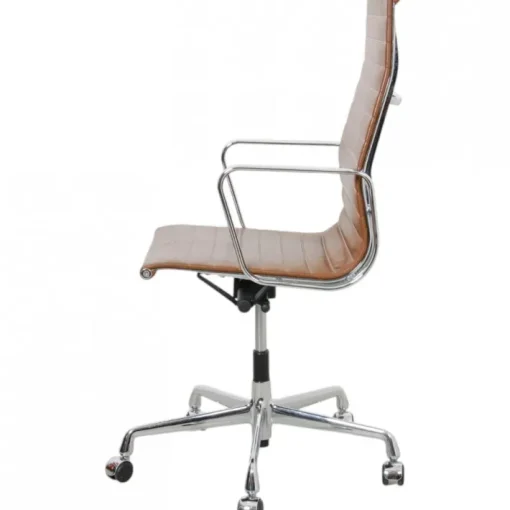 Pamono EA-119 Chair in Brown Leather by Charles Eames, 2000s Best