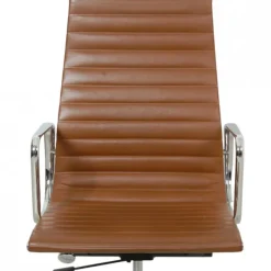 Pamono EA-119 Chair in Brown Leather by Charles Eames, 2000s Best