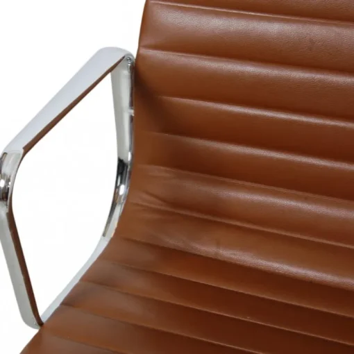 Pamono EA-119 Chair in Brown Leather by Charles Eames, 2000s Best
