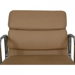 Pamono EA-217 Office Chair in Beige Leather from Charles Eames New