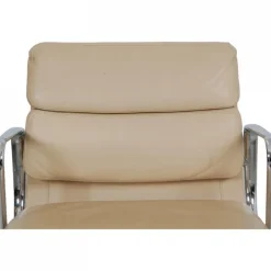 Pamono Ea-208 Softpad Chair in Beige Leather by Charles Eames, 2000s New