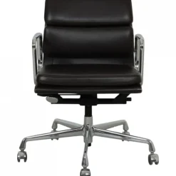 Pamono EA-217 Softpad Office Chair in Brown Leather by Charles and Ray Eames, 2015 Sale