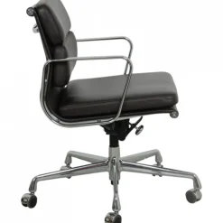 Pamono EA-217 Softpad Office Chair in Brown Leather by Charles and Ray Eames, 2015 Sale