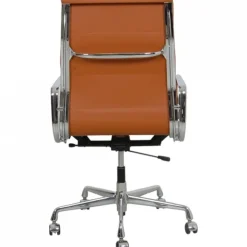 Pamono EA-219 Softpad Office Chair in Cognac Bizon Leather by Charles and Ray Eames, 2000s Sale