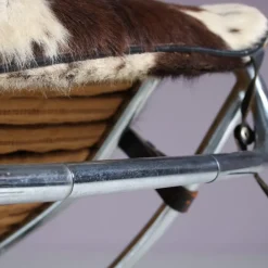 Pamono Early LC4 Chaise Longue by Le Corbusier, Pierre Jeanneret, and Charlotte Perriand, France, 1930s New