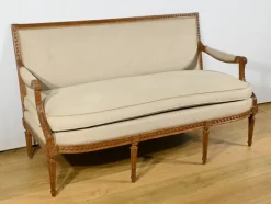 Pamono Early 19th Century Louis XVI Stained Beech Bench