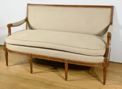 Pamono Early 19th Century Louis XVI Stained Beech Bench