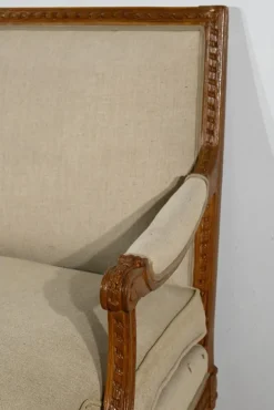 Pamono Early 19th Century Louis XVI Stained Beech Bench