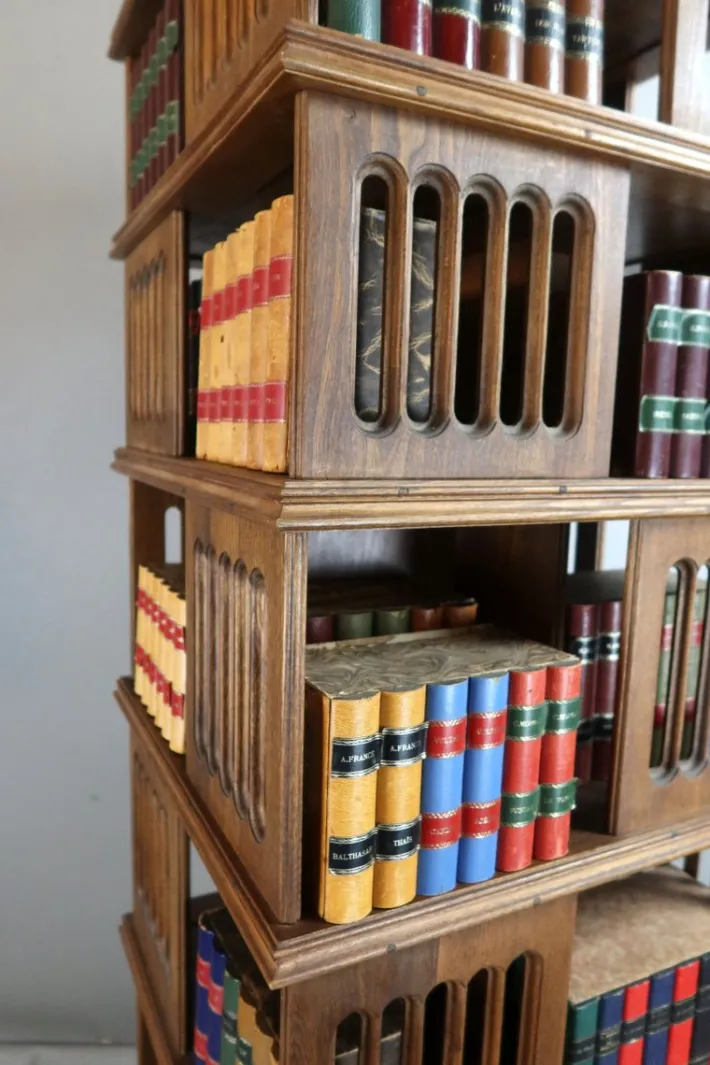 Pamono Early 20th Century Revolving Bookcase, 1890s