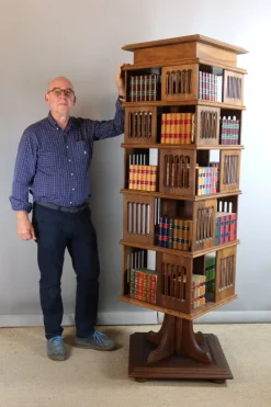 Pamono Early 20th Century Revolving Bookcase, 1890s