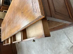 Pamono Early 20th Century Solid Oak Counter Outlet