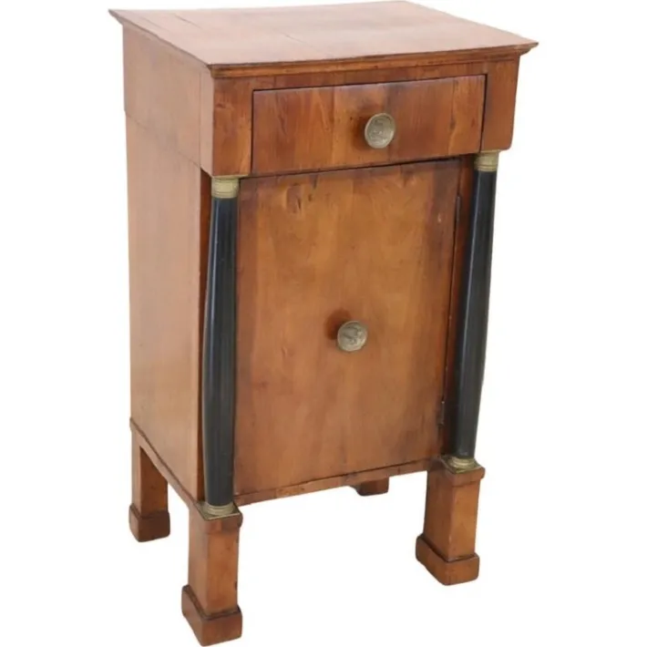 Pamono Early 19th Century Walnut Nightstand New