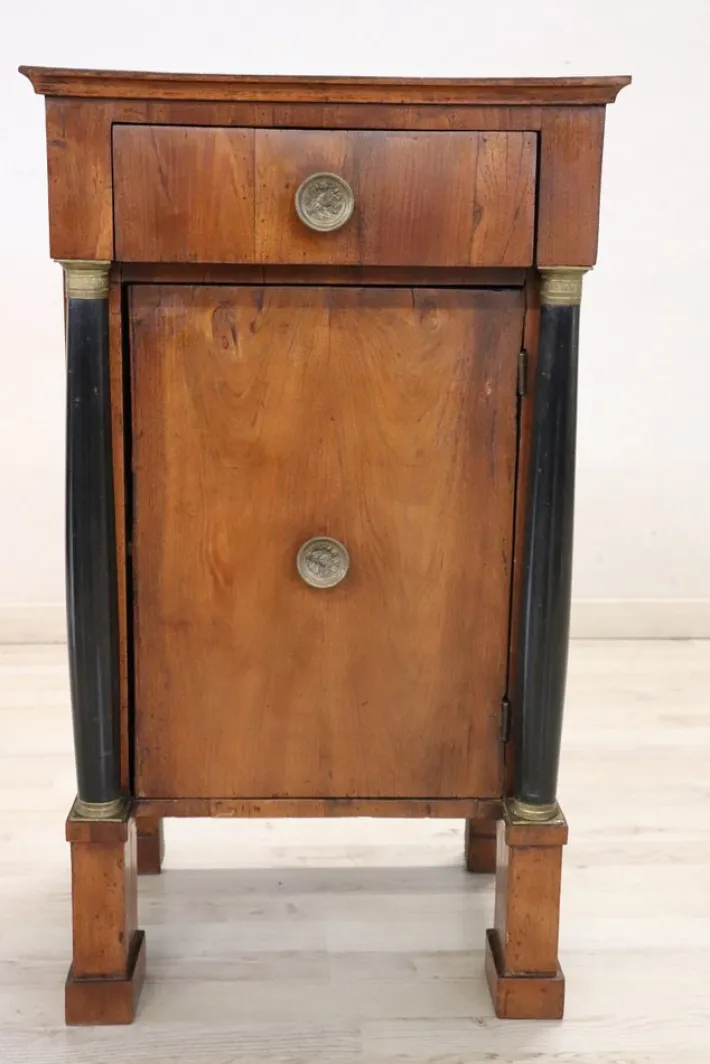 Pamono Early 19th Century Walnut Nightstand New