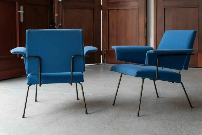 Pamono Easy Chairs by Rudolf Wolf, Set of 2 New