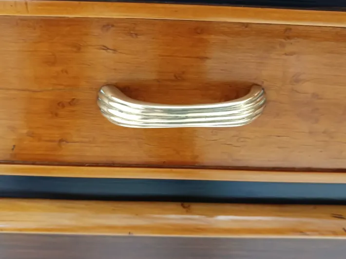 Pamono Ebonized Walnut and Birch Vanity Table with Mirror attributed to Paolo Buffa, 1950s Sale