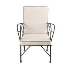 Pamono Eden Outdoor Iron Armchair with Cushions by Il Bronzetto
