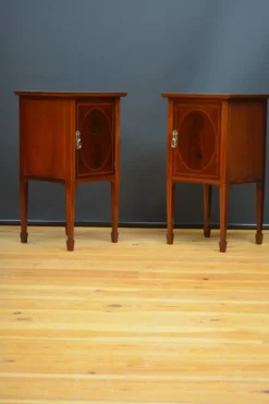 Pamono Edwardian Bedside Cabinets in Mahogany, 1900, Set of 2 Best