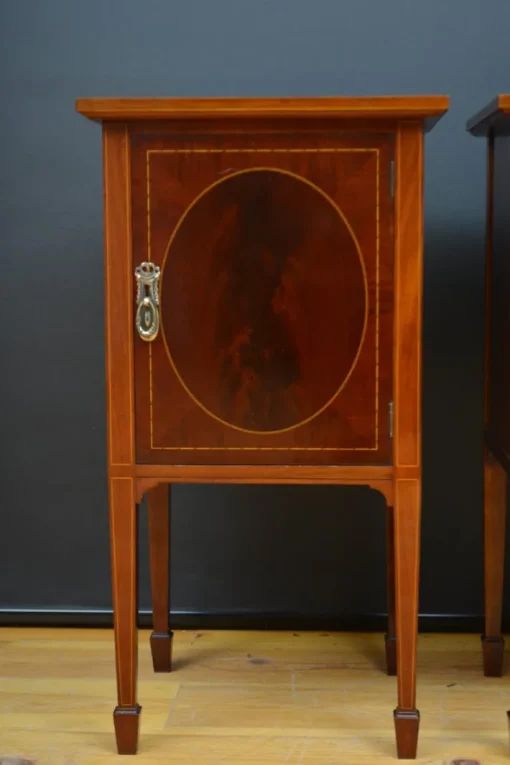 Pamono Edwardian Bedside Cabinets in Mahogany, 1900, Set of 2 Best