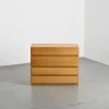 Pamono Elm Chest of Drawers from Maison Regain, France, 1970s