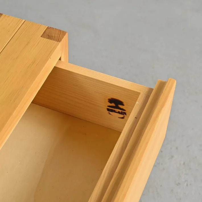 Pamono Elm Chest of Drawers from Maison Regain, France, 1970s