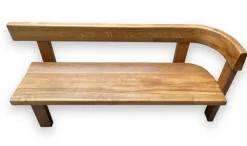 Pamono Elm Model S35 Bench by Pierre Chapo Best