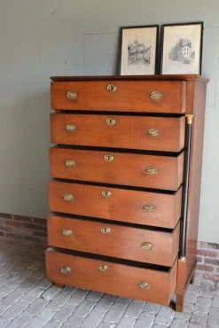 Pamono Empire Chiffoniere in Oak Clearance