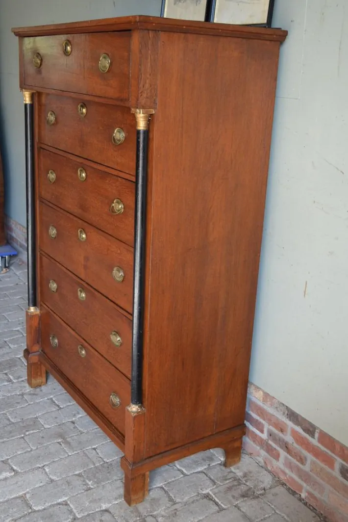 Pamono Empire Chiffoniere in Oak Clearance