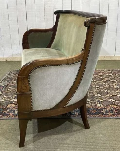 Pamono Empire Mahogany Bench, 19th Century Clearance