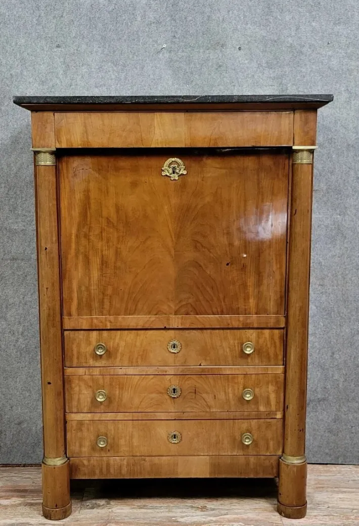 Pamono Empire Mahogany Secretary, 1820