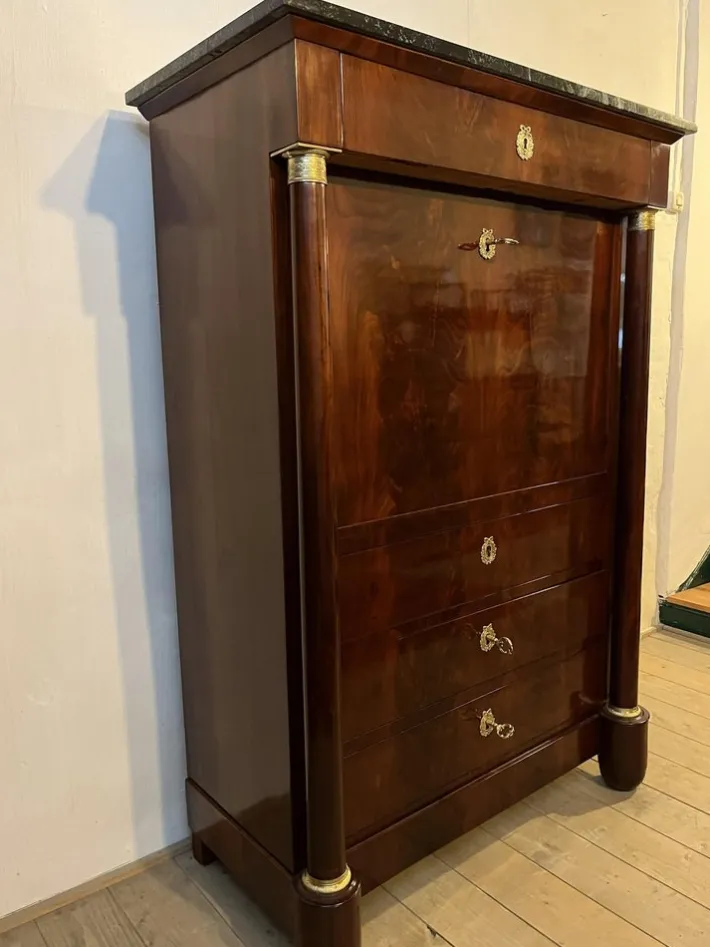 Pamono Empire or Biedermeier Period Secretary Outlet