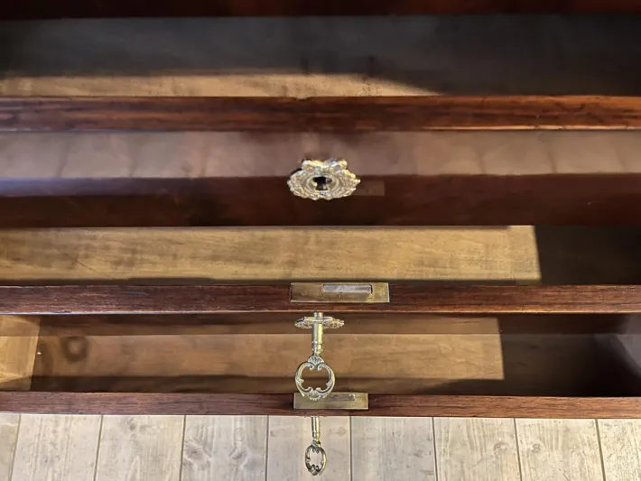 Pamono Empire or Biedermeier Period Secretary Outlet