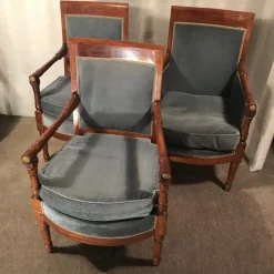 Pamono Empire Salon Suite in the style of Jacob Desmalter, France, 1810s, Set of 6 Hot