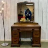 Pamono English Art Deco Dressing Table in Oak New