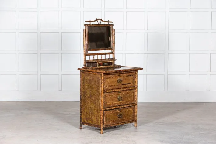 Pamono English Bamboo Dressing Table, 1870s Online