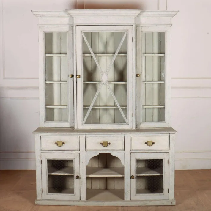 Pamono English Breakfront Kitchen Dresser Discount