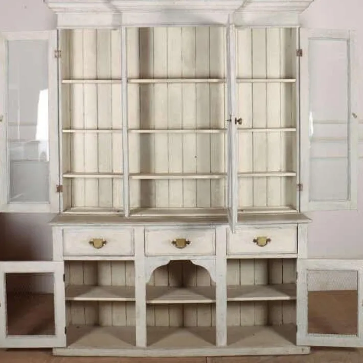 Pamono English Breakfront Kitchen Dresser Discount