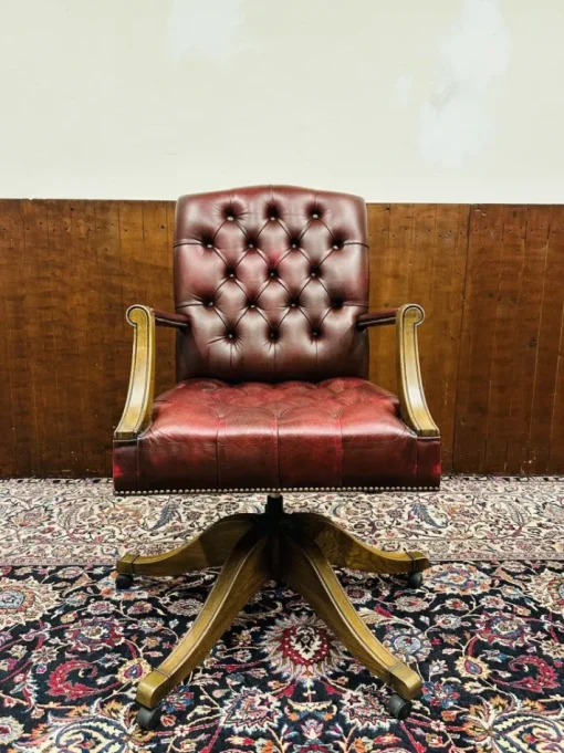 Pamono English Chesterfield Desk Chair Outlet